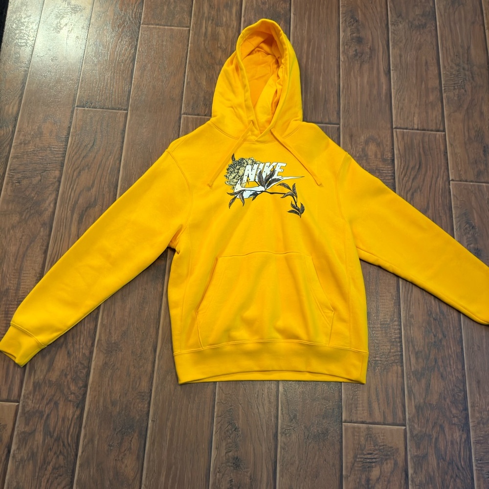 Yellow Nike hoodie